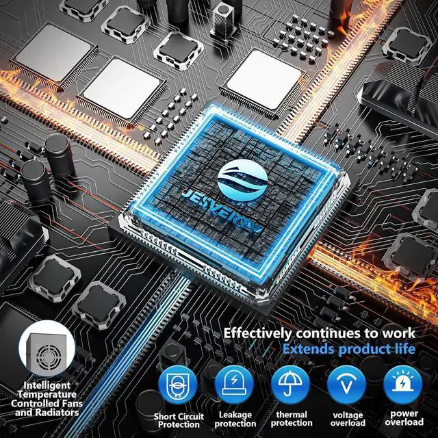 Alt view image 2 of 6 - DC Power Supply Variable, 0-60V 0-5A Adjustable Switching DC Regulated Bench Power Supply with High Precision 4-Digit LED Display, 5V/2A USB Port, Coarse and Fine Adjustment