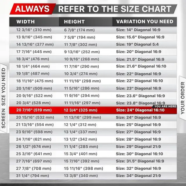 Alt view image 4 of 7 - 24 Inch Computer Privacy Screen Filter for 16:10 Widescreen Computer Monitor and Laptop - Anti-Glare - Anti-Scratch Protector Film - Data Confidentiality Shield