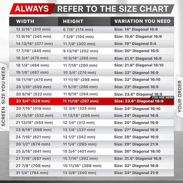 Alt view image 4 of 7 - 23.8 Inch Computer Privacy Screen Filter for 16:9 Widescreen Computer Monitor and Laptop - Anti-Glare - Anti-Scratch Protector Film - Data Confidentiality Shield