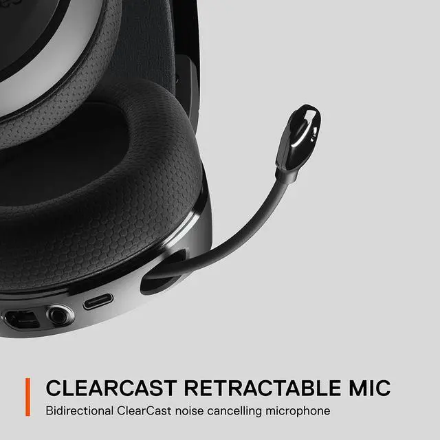 Alt view image 7 of 7 - SteelSeries Arctis 7+ Wireless Gaming Headset  Lossless 2.4 GHz  30 Hour Battery Life  USB-C  7.1 Surround  For PC, PS5, PS4, Mac, Android and Switch - Black