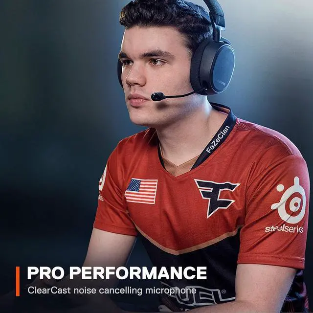 Alt view image 7 of 7 - SteelSeries Arctis 9X Wireless Gaming Headset  Integrated-Xbox Wireless + Bluetooth  20+ Hour Battery Life  for-Xbox One and Series X, Black