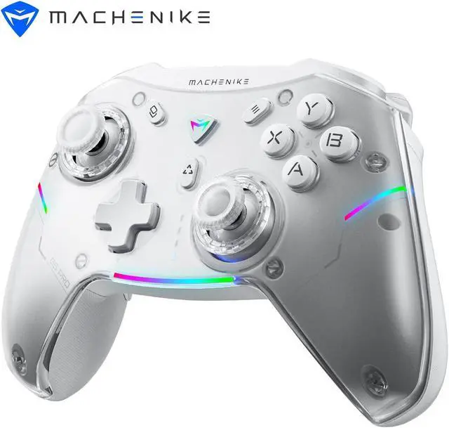 Main image of G5 Pro Wireless Gaming Controller for Windows PC,Switch,IOS&Android,PC Controller Hall Effect Joystick&Triggers/Gyroscope,RGB Lights (White)