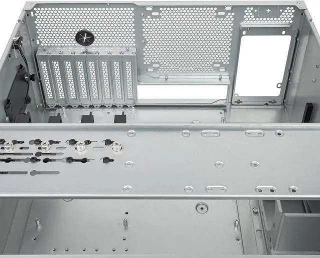 Alt view image 7 of 7 - SilverStone Technology RM52 5U Rackmount Server Chassis with Dual 360mm Liquid Cooling Capability