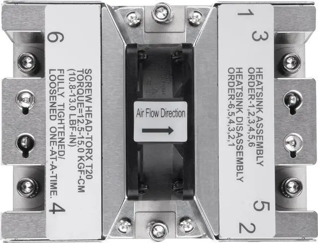 Alt view image 3 of 6 - SilverStone Technology XE02-SP5 2U Small Form Factor Server/Workstation CPU Cooler for Socket SP5