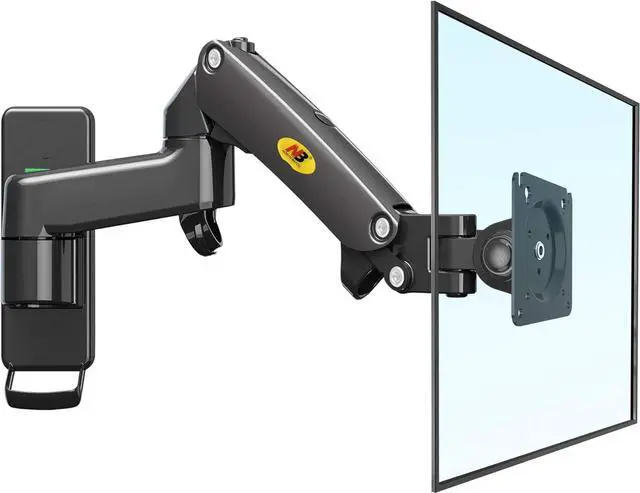 Main image of TV Monitor Wall Mount Bracket Full Motion Articulating Swivel for 17-35" Monitors (Load Capacity from 4.4 to 22lbs) Double Extension