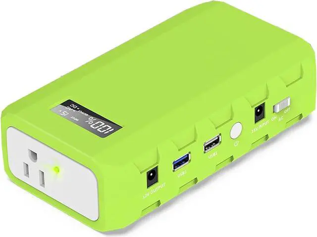 Main image of 88.8Wh|65Watts Portable Laptop Charger with AC Outlet, A Super Travel Portable Battery Pack & Power Bank for HP, Notebooks, MacBook, Laptops Green