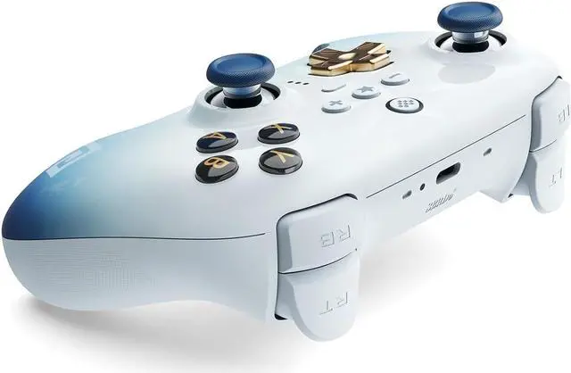 Alt view image 2 of 6 - 8Bitdo Ultimate 2.4G Wireless Controller for PC, Android, Steam Deck, and Apple - Chongyun Edition (Officially Licensed by Genshin Impact)