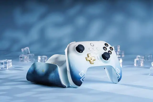 Alt view image 5 of 6 - 8Bitdo Ultimate 2.4G Wireless Controller for PC, Android, Steam Deck, and Apple - Chongyun Edition (Officially Licensed by Genshin Impact)