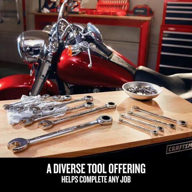 Alt view image 6 of 7 - CRAFTSMAN Mechanics Tool Set, SAE and Metric, 1/2, 1/4, and 3/8 Drive Sizes, 298-Piece