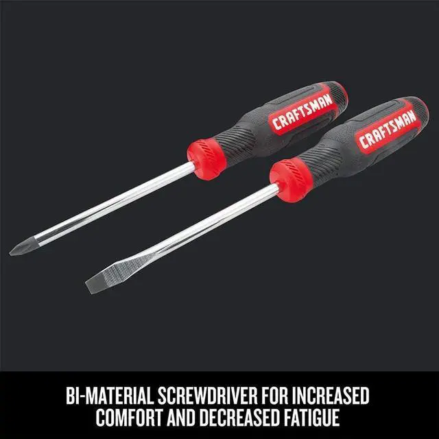 Alt view image 5 of 7 - CRAFTSMAN Home Tool Kit / Mechanics Tool Set, 57-Piece, Hammer, Screwdrivers, Drill Bits, Sockets, Ratchet, Hex Keys, Tape Measure, Pliers and More