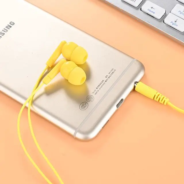 Alt view image 4 of 6 - 50 Pack Earbud Bulk Kids Headphone for Classroom School, Wholesale Class Room Students Wired Earphones with 3.5 mm Jack for Computers Chromebook Laptop PC (Mixed Colors)