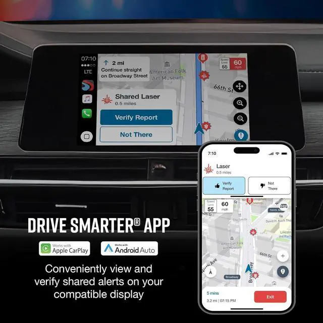 Alt view image 6 of 7 - Escort MAX 360c MKII Radar and Laser Detector & Escort M2 Smart Dash Cam Bundle - 1080P Full HD Video, Extreme Range, False-Alert Filtering, Built-in WiFi, GPS Based and Drive Smarter App