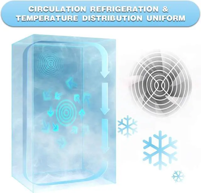 Alt view image 4 of 7 - Beverage Refrigerator Cooler -120 Can Mini Fridge Glass Door for Soda Beer or Wine Constant Glass Door Small Drink Dispenser Clear Front Door for Home, Office Bar 3.2cu.ft