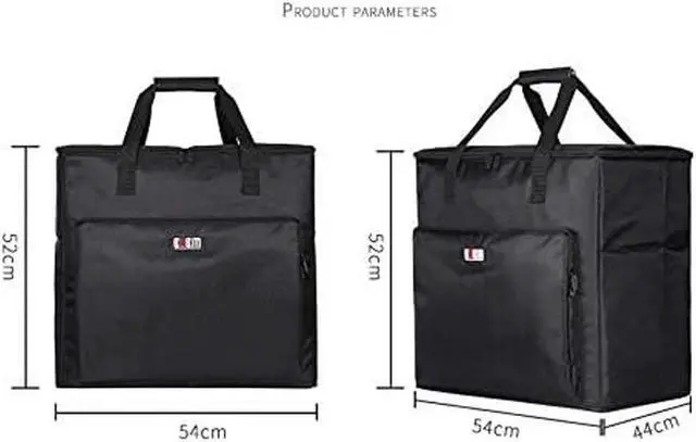 Alt view image 3 of 5 - Desktop PC Computer Travel Storage Carrying Case Bag for Computer Main Processor Case, Monitor, Keyboard and Accessories