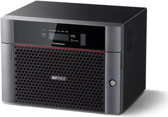 Alt view image 7 of 7 - BUFFALO TeraStation 5810DN Desktop NAS 32TB (4x8TB) with HDD NAS Hard Drives Included 10GbE / 8 Bay/RAID/iSCSI/NAS/Storage Server/NAS Server/NAS Storage/Network Storage/File Server
