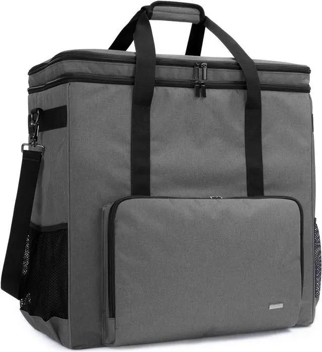 Main image of Double-layer Carrying Case for Computer Tower, Desktop Computer Travel Storage Tote Bag for PC Chassis, Keyboard, Cable and Mouse, Headphone, Bag Only, G