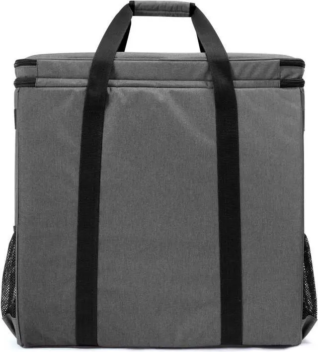 Alt view image 7 of 7 - Double-layer Carrying Case for Computer Tower, Desktop Computer Travel Storage Tote Bag for PC Chassis, Keyboard, Cable and Mouse, Headphone, Bag Only, G