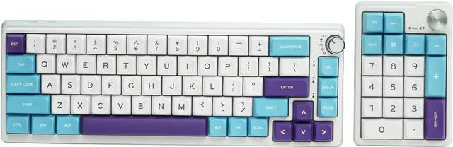 Main image of Computer Keyboard Kit - Compact Bluetooth 5.0/2.4GHz/Wired RGB Gaming Keyboard, Gasket Mount, Silent Typewritter Keyboard Dampener Foams,Office PC Keyboard Compatible with Windows, macOS