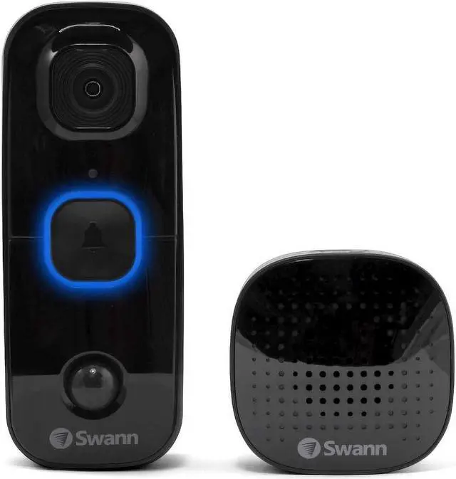 Main image of Swann Buddy Video Doorbell, 2 Piece Set