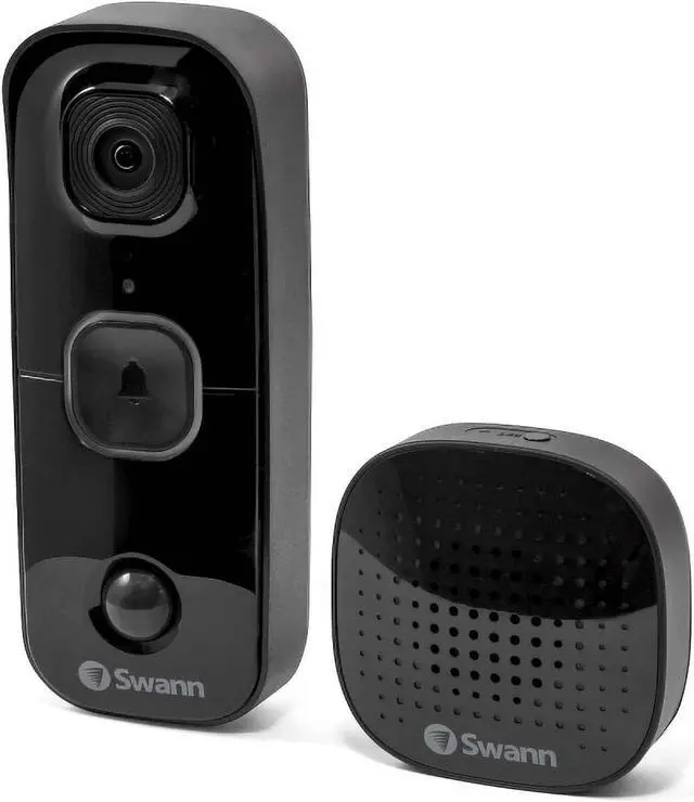 Alt view image 3 of 3 - Swann Buddy Video Doorbell, 2 Piece Set