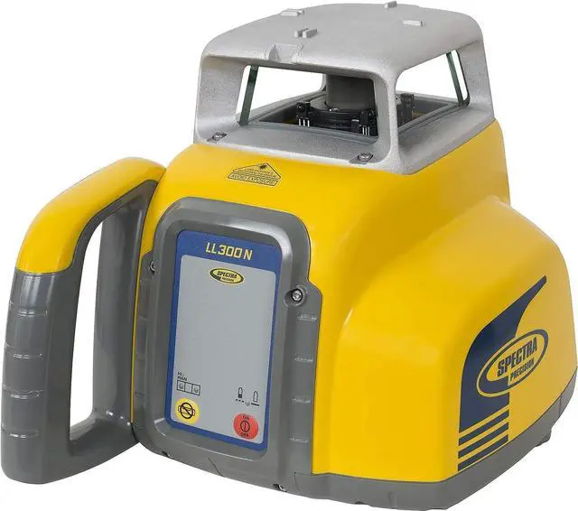Alt view image 3 of 6 - Spectra Precision LL300N Laser Level, Self Leveling Kit with HL450 Receiver, Clamp, Alkaline Batteries Black