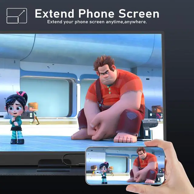 Alt view image 5 of 7 - Portable Monitor 15.6 Inch Full HD Computer Display USB C Dual Monitor with Speaker, Gaming Monitor for PS3 PS4 Xbox Nintendo Raspberry pi