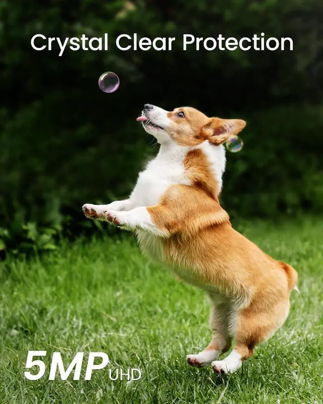 Alt view image 2 of 7 - Wired Security Camera Outdoor - 3K UHD WiFi Camera for Home Security w/ 400Lm Spotlight Full Color Night Vision 24/7 Recording, Smart AI Surveillance&Cruise 360° View&Auto-Tracking No Monthly Fee