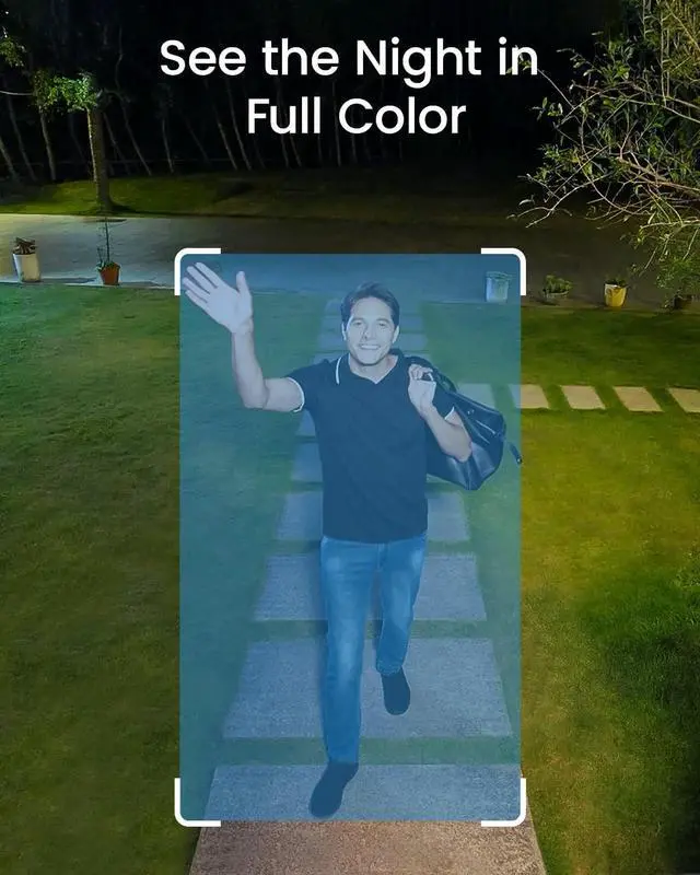 Alt view image 7 of 7 - Wired Security Camera Outdoor - 3K UHD WiFi Camera for Home Security w/ 400Lm Spotlight Full Color Night Vision 24/7 Recording, Smart AI Surveillance&Cruise 360° View&Auto-Tracking No Monthly Fee