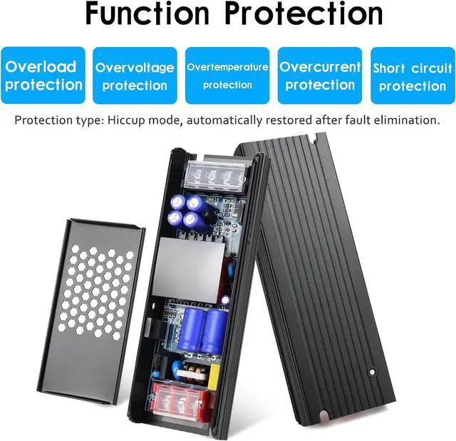 Alt view image 3 of 7 - AC to DC 24V 100W Power Supply, AC 110~250V to DC 24 Volt Regulated Switching LED Power Supply, DC Transformer Adapter, Upgraded Power Driver for LED Strip, 3D Printer, Computer Project