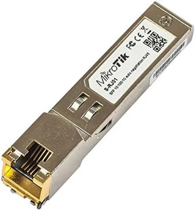 Main image of Mikrotik S-RJ01 SFP RJ45 10/100/1000M Copper Module