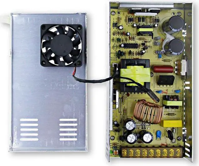 Alt view image 7 of 7 - DC 24V 15A 360W Power Supply Universal Regulated Switching Transformer Adapter LED Driver 110V/220V AC Input for LED Strip CCTV Radio