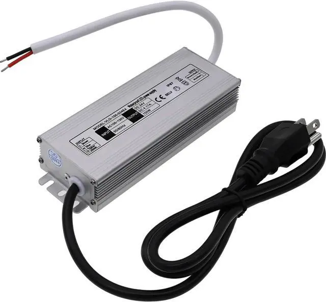 Main image of 24V LED Power Supply 100W Low Voltage Transformer Adapter,AC90-130V to DC24V 4.17A 100 Watts LED Driver Waterproof IP67 for Indoor and Outdoor LED Lights Use