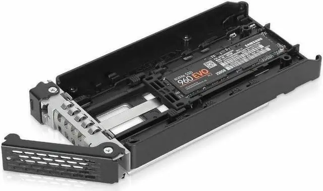 Alt view image 3 of 6 - Icy Dock ToughArmor MB720MK-B V3 Drive Enclosure for 5.25" M.2, PCI Express NVMe 4.0 x4 - SFF-8612 OCuLink Host Interface Internal - Black