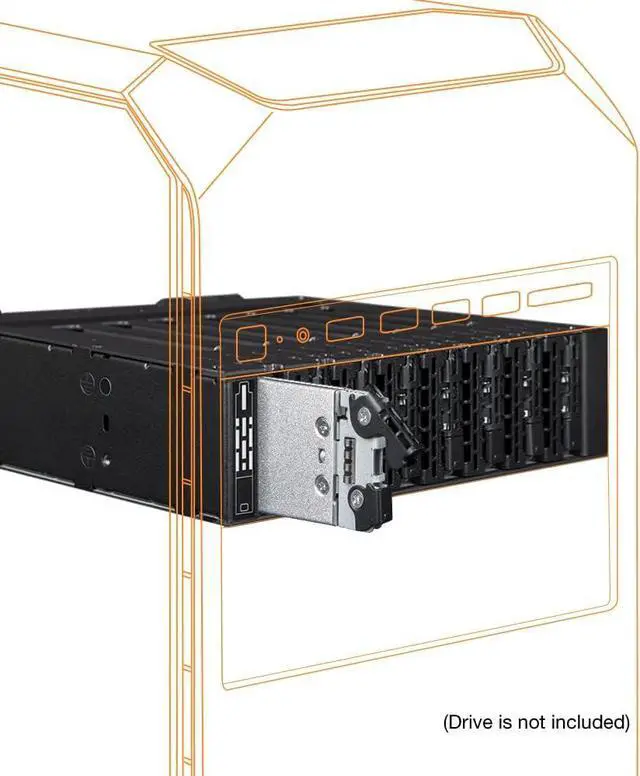 Main image of ICY DOCK 8 x M.2 NVMe SSD PCIe 4.0 Mobile Rack for 5.25" Bay with 8 x OCuLink (not Support Tri-Mode) | ToughArmor MB873MP-B