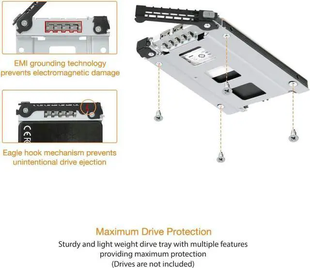Alt view image 4 of 7 - ICY DOCK 8 x 2.5 SAS/SATA HDD/SSD Moblie Rack Enclosure for 5.25" Bay (2 x Mini-SAS HD) | ToughArmor MB998IP-B