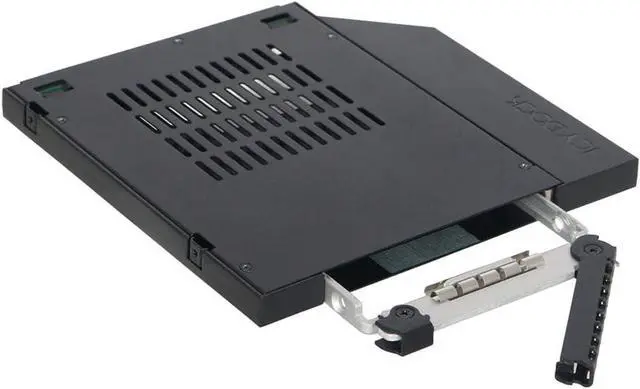 Main image of ICY DOCK 2.5" SSD / HDD Hot-Swap SATA Mobile Rack for 9.5mm Ultra Slim CD/DVD-ROM Optical Bay | ToughArmor MB411SPO-2B