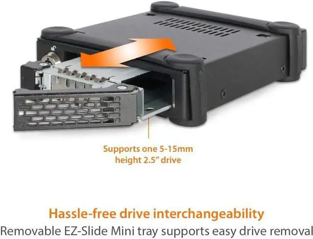 Alt view image 4 of 7 - ICY DOCK 2.5 Rugged Full Metal SATA HDD & SSD USB 3.0 External Enclosure | ToughArmor MB991U3-1SB