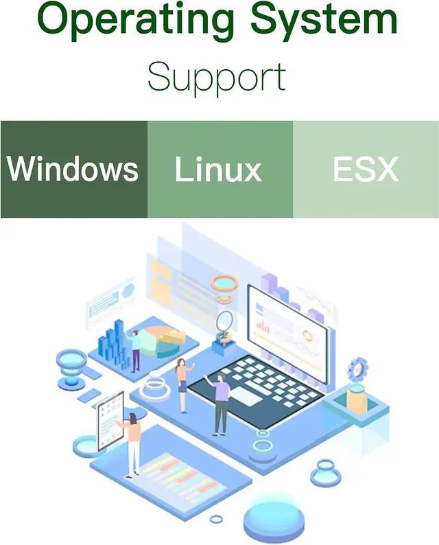 Alt view image 5 of 7 - 10G Network Card with Intel X540 Chip, 10GB PCI-E NIC Compare to Intel X540-T2, Dual RJ45 Port PCI Express X8 Ethernet Adapter Support Windows/Windows Server/Linux/Freebsd/VMware ESXi