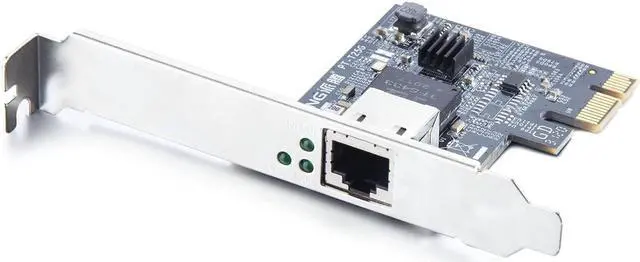Alt view image 3 of 6 - 2.5GBase-T PCI Express Network Adapter NIC, PCIe to 2.5 Gigabit Ethernet Network Card with Realtek RTL8125 Controller, Single RJ-45 Port, PCIe 2.1 x1, Support Windows Server/Ubuntu/Centos/Debian