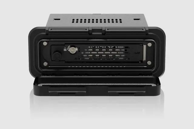Main image of ToughArmor MB491SKL-1B Ruggedized 1 Bay 2.5" SAS/SATA HDD/SSD Mobile Rack Enclosure with Water-Resistant Front Cover and Dual-Lock for 3.5" Bay