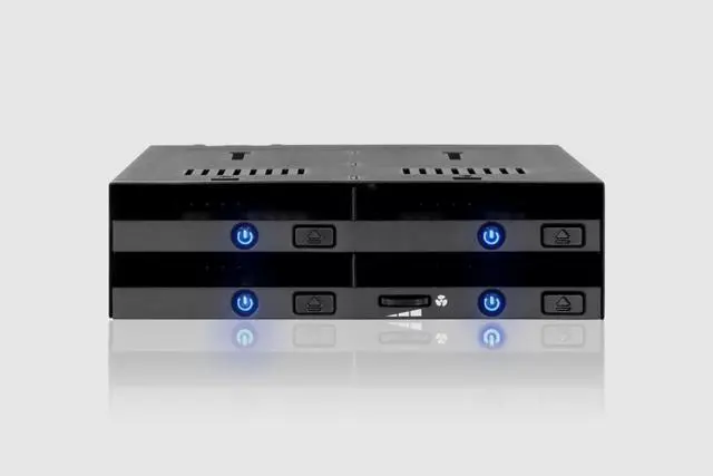 Main image of flexiDOCK MB014SP-B R1 Refined Tray-less 4 Bay 2.5" SATA/SAS SSD/HDD Hot-Swap Docking Enclosure for 5.25" Bay
