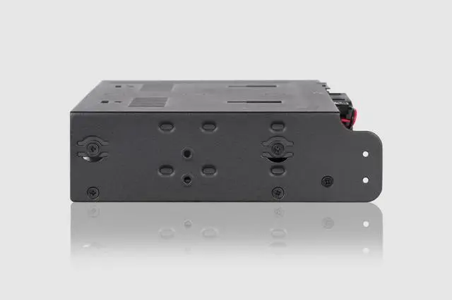 Alt view image 3 of 4 - flexiDOCK MB014SP-B R1 Refined Tray-less 4 Bay 2.5" SATA/SAS SSD/HDD Hot-Swap Docking Enclosure for 5.25" Bay