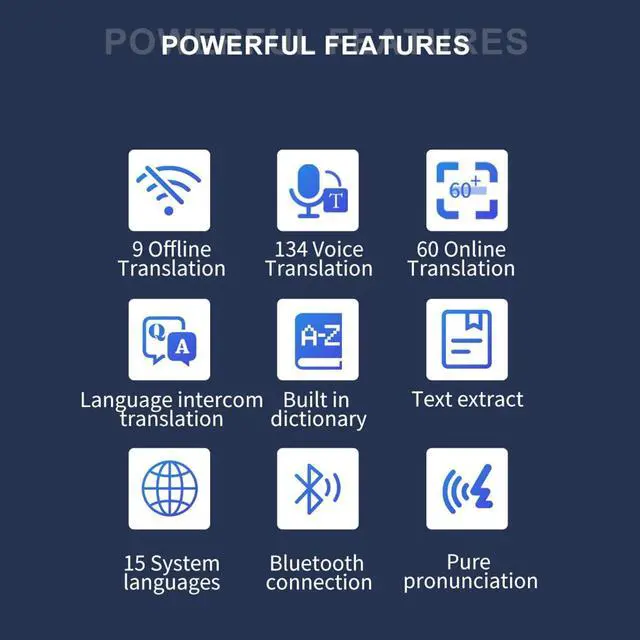 Alt view image 5 of 7 - Translation Pen Scanner, Text to Speech Device, OCR Digital Pen Reader, Exam Reading Pen for Students, Dyslexia, Wireless Language Translator for Travelers & International Business Personnel (BLACK)