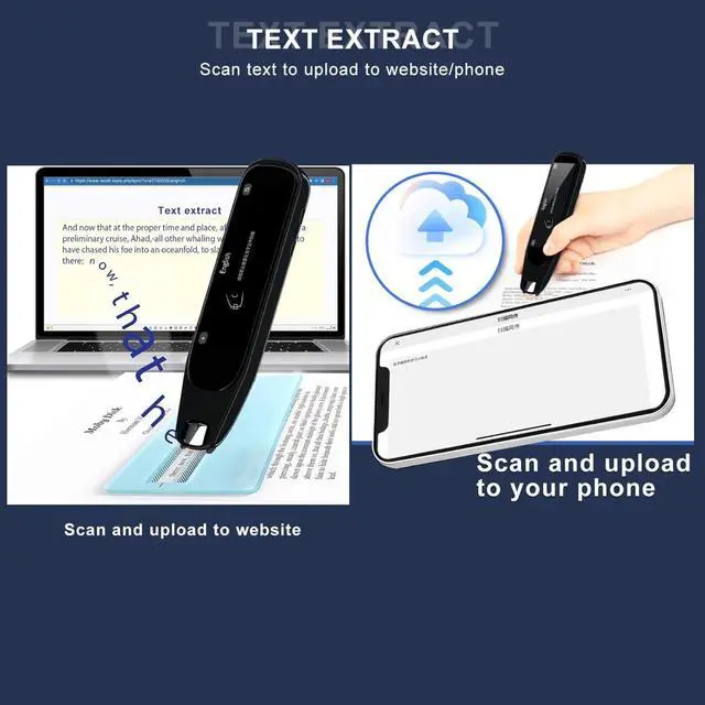 Alt view image 6 of 7 - Translation Pen Scanner, Text to Speech Device, OCR Digital Pen Reader, Exam Reading Pen for Students, Dyslexia, Wireless Language Translator for Travelers & International Business Personnel (BLACK)