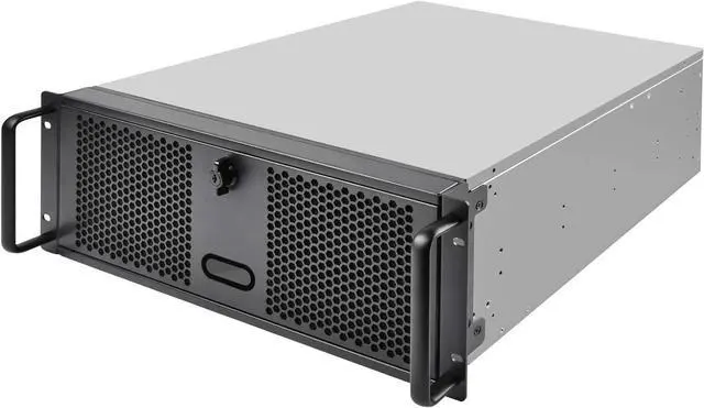Main image of SilverStone Technology 4U Rackmount Server Chassis with 3 X 5.25 Front Bays with CEB/ATX/mATX/Mitx Support RM400 Cases SST-RM400