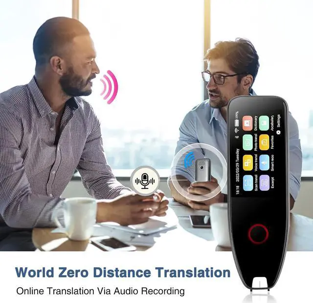 Alt view image 3 of 7 - Language Translator Device Scanner Pen - Text to Speech Device for Dyslexia, Suitable for Language Learners Scan Translate Reading Pen,Fast - Under 0.5 Sec