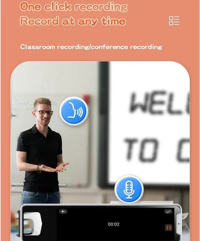 Alt view image 6 of 7 - Translator Pen Scanner, Multipurpose OCR Digital Scan Translator Smart Pen Reader 134 Language Translation Scanning Reading Pen for Dyslexia Business Students Adults Language Learners (White)