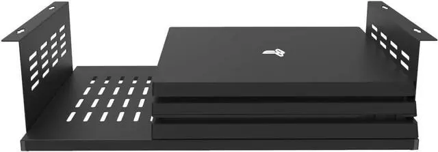Alt view image 6 of 7 - Under Desk Computer Mount for Small Form Factor SFF Computers and PCs, Product Using Space 17.3" x H 4" x D 12", Compatible with Playstation 4, PS4 Slim, PS4 Pro for Under Desk Gaming