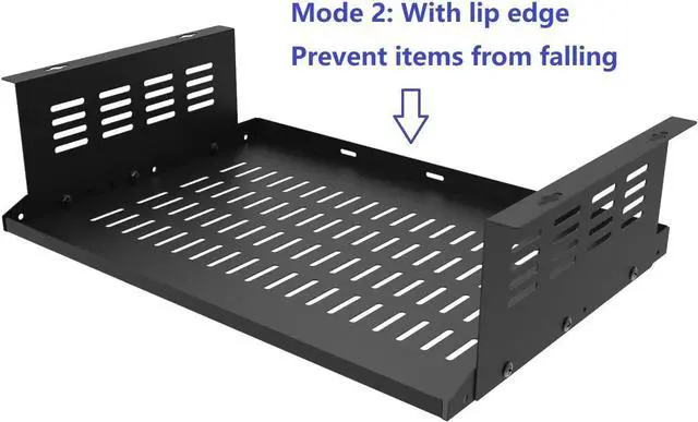 Alt view image 2 of 7 - Under Desk Computer Mount for Small Form Factor SFF Computers and PCs, Product Using Space 17.3" x H 4" x D 12", Compatible with Playstation 4, PS4 Slim, PS4 Pro for Under Desk Gaming