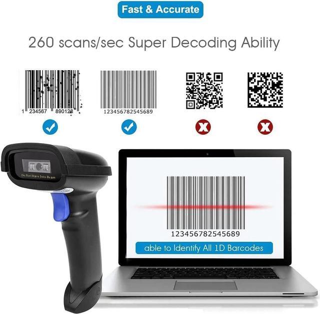 Alt view image 4 of 7 - NETUM Bluetooth Barcode Scanner, Compatible with 2.4G Wireless & Bluetooth Function & Wired Connection, Connect Smart Phone, Tablet, PC, CCD Bar Code Reader Work with Windows, Mac,Android